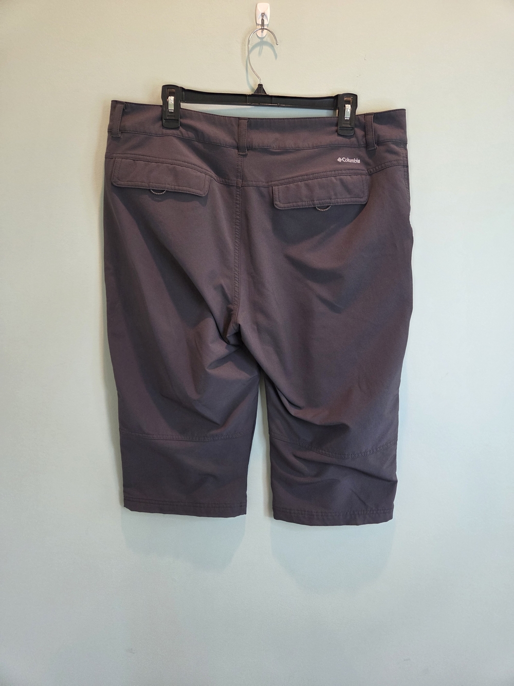 Columbia Saturday Trail II Women's 16 Cargo Capri Pants Dark Gray Omni-Shield - Picture 5 of 10